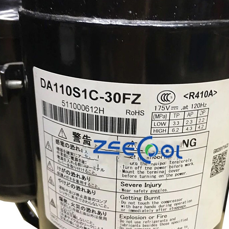 High Efficiency Durable and Stable CMCC DA110S1C-30FZ DC Rotary Compressor for Air Conditioner with Favorable Price 5