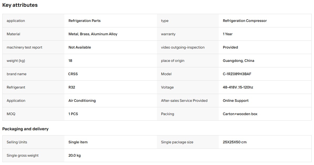 ScreenShot_2026-08-24_094414_554 Factory Supply CRSS C-1RZ089H1KAF C-1RZ089H3BAF C-1RZ107H1AG Variable Speed Rotary Compressor AC Spare Parts Air Conditioning Compressor Low Noise