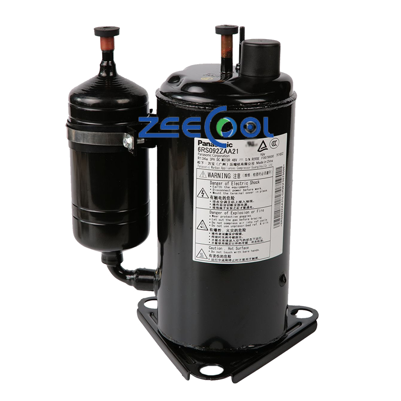 New 6RS092ZAA21 6RS092ZLA21 6KS250EAA21 DC Motor 3PH R134a Air Conditioner Refrigeration Compressor for Panasonic
