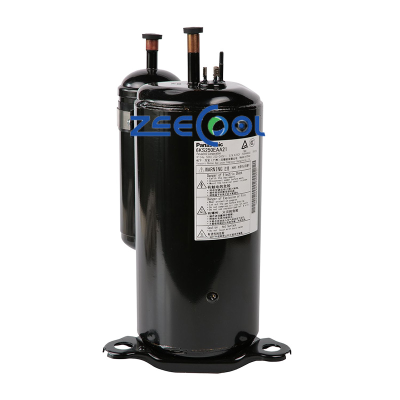 2 New 6RS092ZAA21 6RS092ZLA21 6KS250EAA21 DC Motor 3PH R134a Air Conditioner Refrigeration Compressor for Panasonic