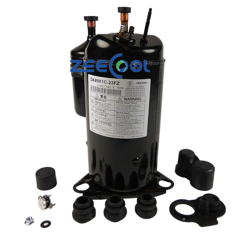 DA89X1C-23EZ (6) Factory Wholesale DA89X1C-20FZ DA89X1C-23EZ DA89X1C-23FZ Rotary Refrigeration Compressor GMCC Toshiba 9000BTU R410A DC Inverter Compressor