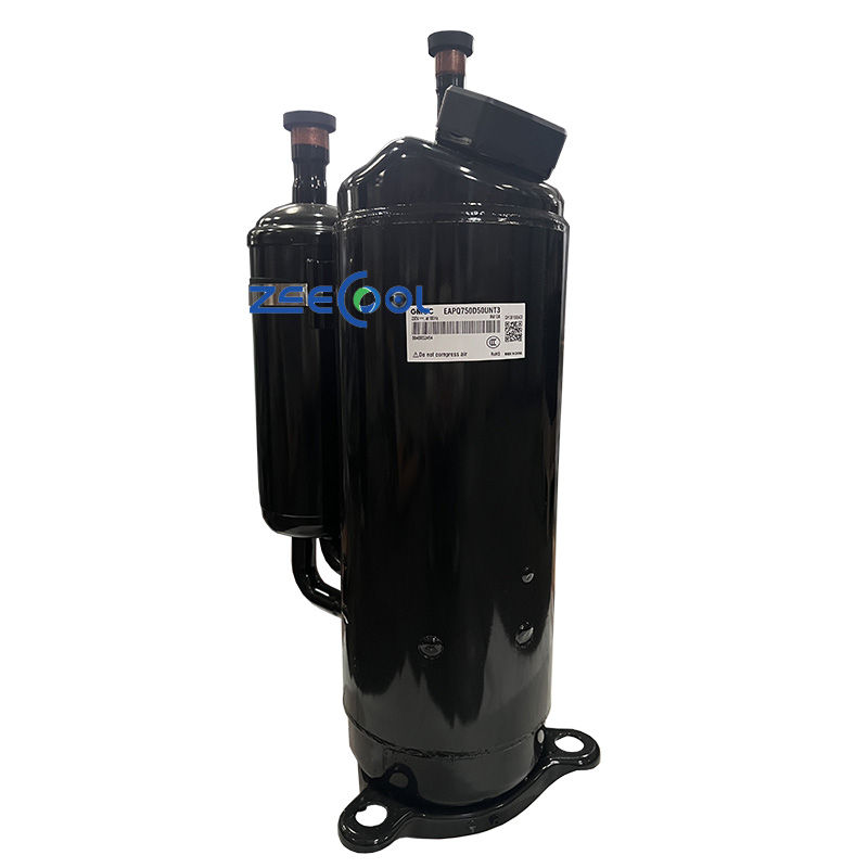 GMCC EAPQ750D50UNT3 DC Inverter Rotary Compressor 74.6cc R410A With Vapor‑Injection For Commercial Low‑Temp Heat‑Pump Heating Unit GMCC EAPQ750D50UNT3 DC Inverter Rotary Compressor 74.6cc R410A With Vapor‑Injection For Commercial Low‑Temp Heat‑Pump Heating Unit