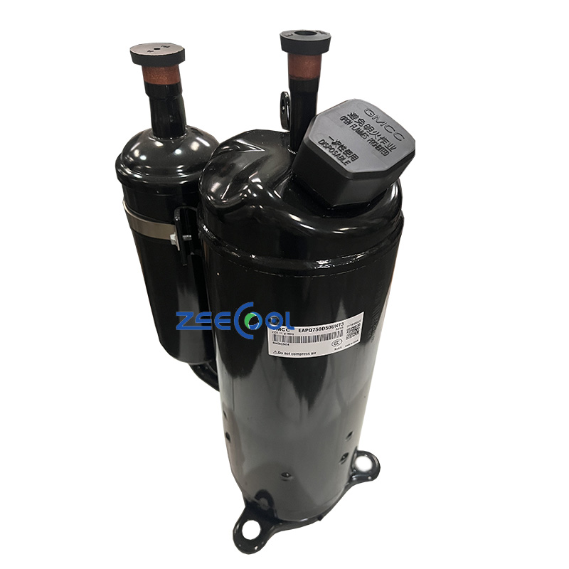 GMCC EAPQ750D50UNT3 DC Inverter Rotary Compressor 74.6cc R410A With Vapor‑Injection For Commercial Low‑Temp Heat‑Pump Heating Unit