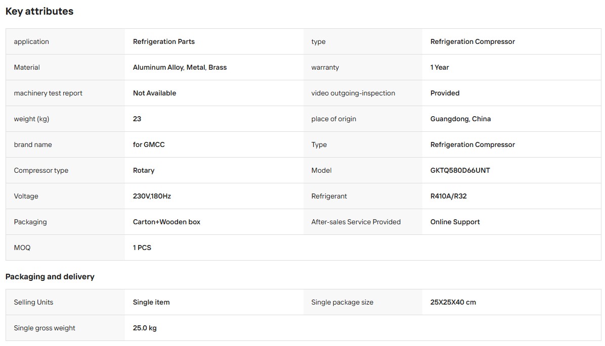 ScreenShot_2026-08-27_094651_240 GMCC GKTQ580D66UNT DC Inverter Rotary Compressor 57.9cc R32/R410A/R454B With Vapor‑Injection For Commercial Low‑Temp Heat‑Pump Base‑Station Cooling Unit