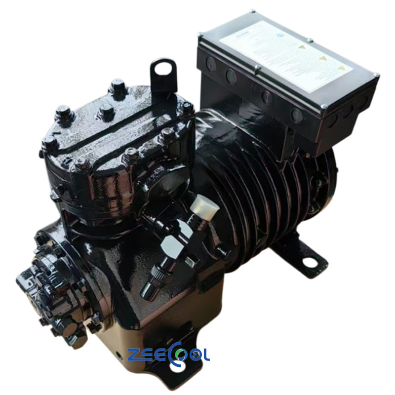 2SCW-055E-EWL-203 (5) Copeland 2SCW‑055E‑EWL‑203 2SKW-075E-EWL-203 Semi‑Hermetic Reciprocating Compressor 5.5HP R22 380‑420V For Medium‑Temp Cold Storage Chiller Unit