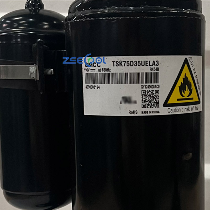 GMCC Rotary Compressor TSK75D35UELA3 190V at 180HZ R454B Air Conditioner Heat Pump Compressor