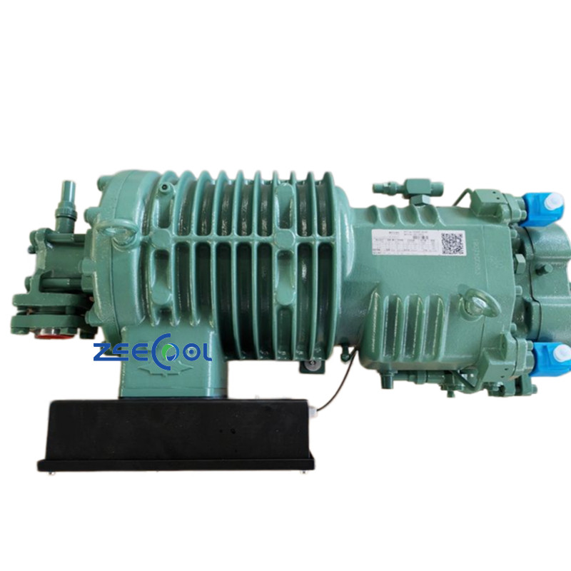 Bitzer 40 HP Semi-Hermetic Screw Compressor HSN6451-40-40P HSN7451-60-40P Industrial 380V R134a Refrigeration Compressor