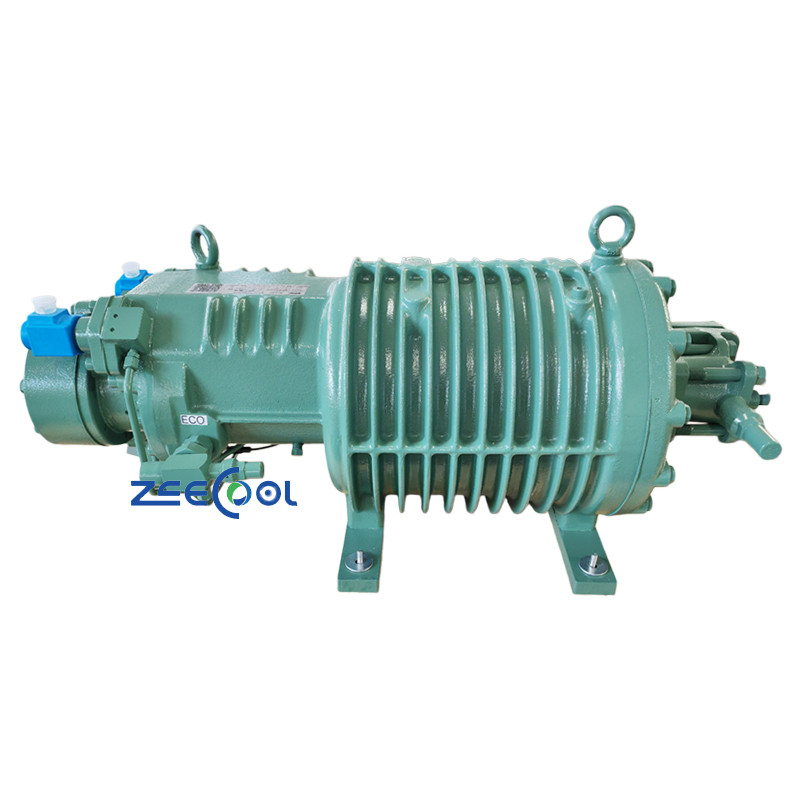 Bitzer 40 HP Semi-Hermetic Screw Compressor HSN6451-40-40P HSN7451-60-40P Industrial 380V R134a Refrigeration Compressor