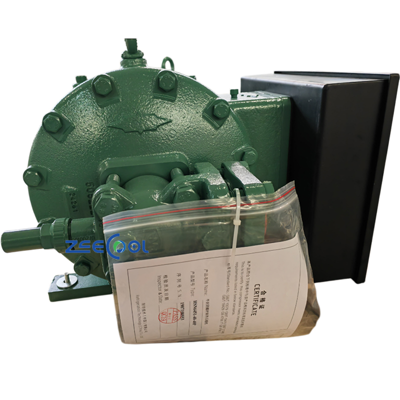 Bitzer 40 HP Semi-Hermetic Screw Compressor HSN6451-40-40P HSN7451-60-40P Industrial 380V R134a Refrigeration Compressor