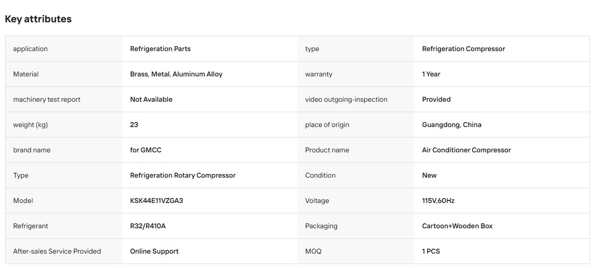 ScreenShot_2026-08-31_094146_375 GMCC Air Conditioner Compressor115V R32 KSK31E01CZR KSK31E21CZDX3 KSK36E21CZDX3 KSK44E11VZGA3 Refrigeration Compressor