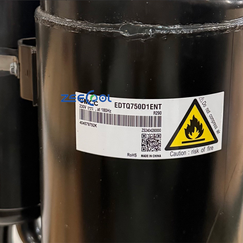 6 Hot New EDTQ750D1ENT EDTQ580D20EN5B EKPQ650D41UNTR3 230V,at180HZ R290 Air Conditioner Rotary Refrigeration Compressor for GMCC