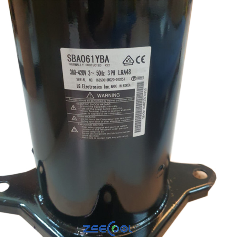 LG Scroll Compressor SBA054YAA SBA054YMA SBA061YBA SBA061YMA Commercial Central Air Conditioning Compressor Factory Direct Sale