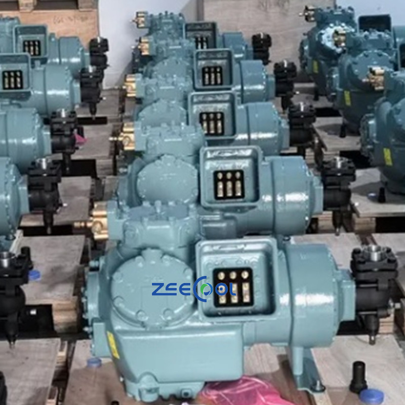 06EA275611 (6) Semi Hermetic Reciprocating Refrigeration Compressor HVAC Parts 06EA265611 06EA275611 25HP 30HP 400V 3Ph 50Hz Compresor Carrier