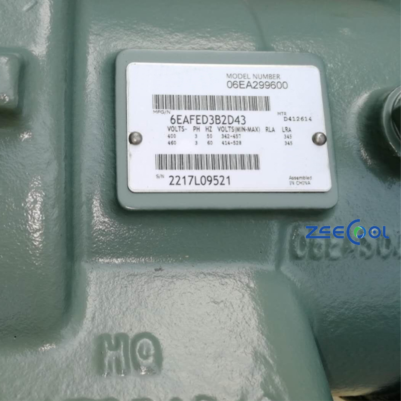 Carlyle Semi Hermetic Compressor 06EA299600 400V Industrial Refrigeration Compressor for HVAC System Chiller Cold Storage