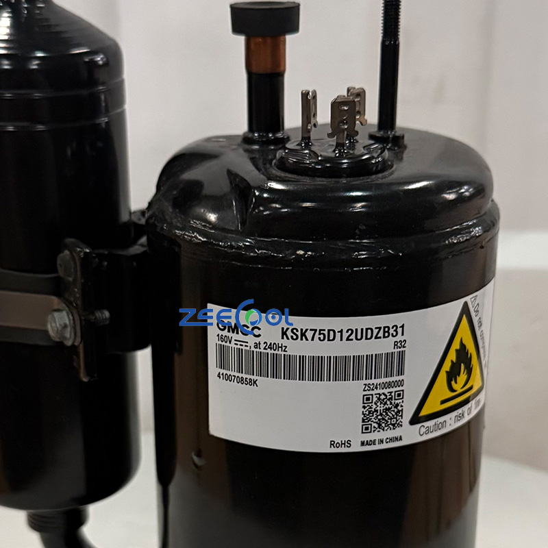 GMCC Rotary Compressor 1HP KSK75D12UEZ31 KSK75D12UDZB31 160V 240HZ R32 Refrigeration Compressor Air Conditioner