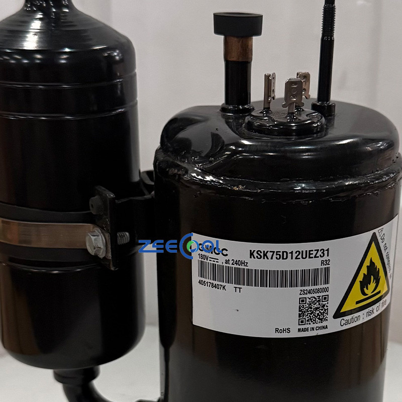 6 GMCC Rotary Compressor 1HP KSK75D12UEZ31 KSK75D12UDZB31 160V 240HZ R32 Refrigeration Compressor Air Conditioner