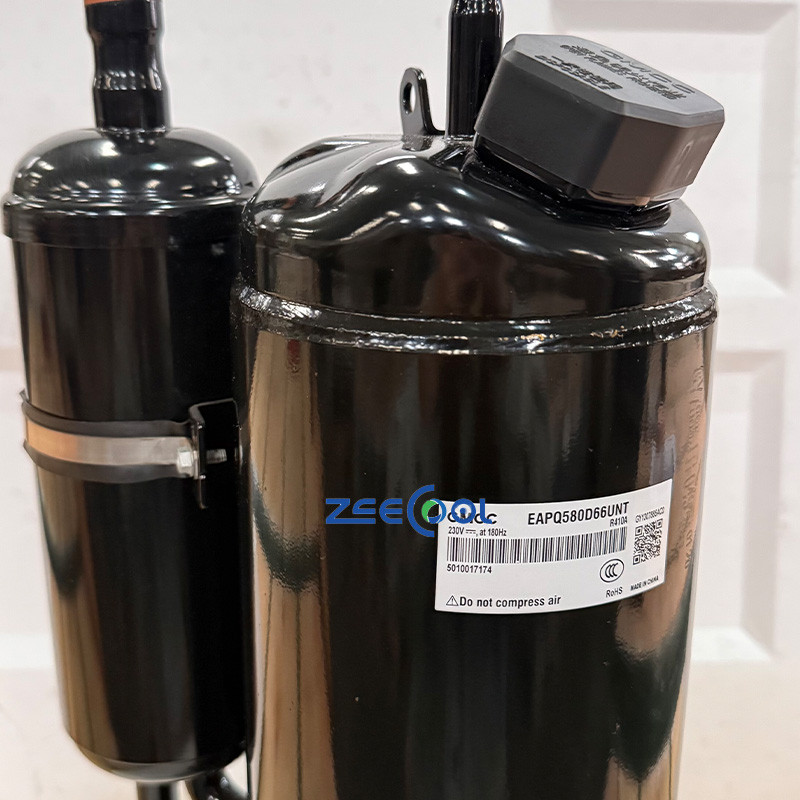 5 GMCC Refrigeration Rotary Compressor 46000 BTU,67000 BTU EAPQ440D1SMU EAPQ440D1UMUA EAPQ580D66UNT 230V,at180HZ R410a Ultra-low temperature air-source heat pump