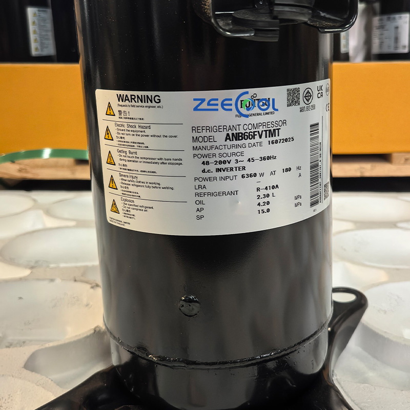 Mitsubishi Scroll Compressor ANB66FVZMT ANB66FVTMT Air Conditioner R410A Refrigeration Compressor