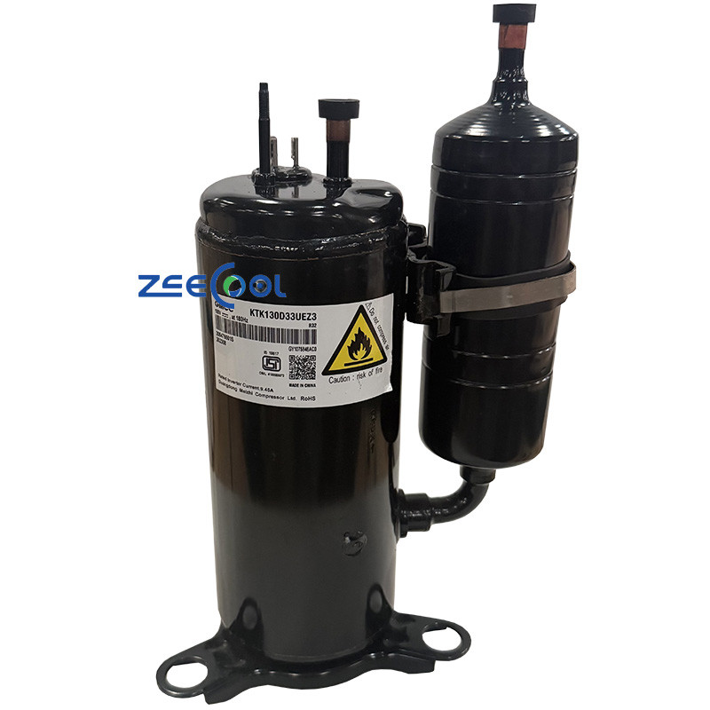 1 GMCC KTK130D33UEZ3 DC Variable Frequency Double Cylinder Rotary Compressor KTK115D33UFZ3 KTK130D40UFE3 KTK130D43UFE3 Air Conditioner 180V R32 Refrigeration Compressor