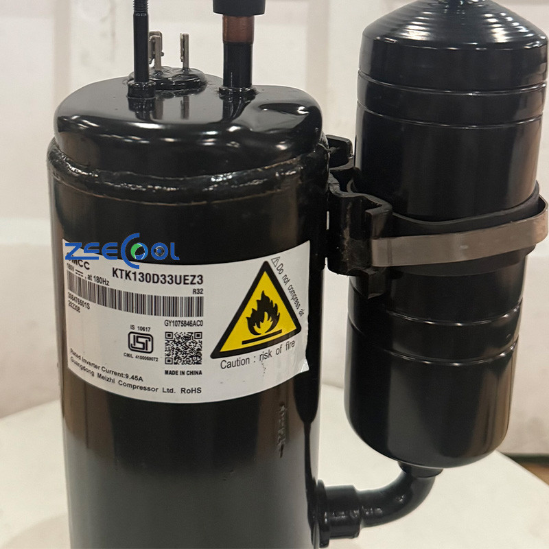 5 GMCC KTK130D33UEZ3 DC Variable Frequency Double Cylinder Rotary Compressor KTK115D33UFZ3 KTK130D40UFE3 KTK130D43UFE3 Air Conditioner 180V R32 Refrigeration Compressor
