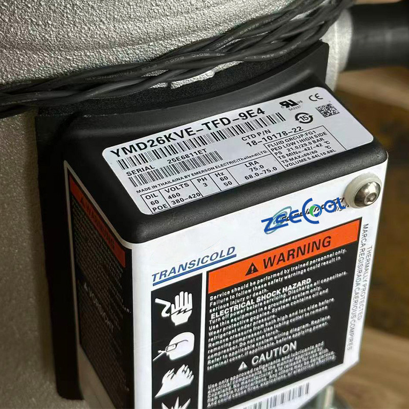 5 Copeland Scroll Compressor ZMD26KVE-TFD-9E4 YMD26KVE-TFD-9E4 Refrigerated Container Compressor Special Refrigeration Equipment