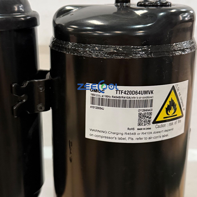 6 GMCC Rotary Refrigeration TTF310D43UMVK TTF420D64UMVK TTF310D43UMV TTF420D64UMVA Refrigeration System 190V at 180HZ R410 Refrigeration Compressor