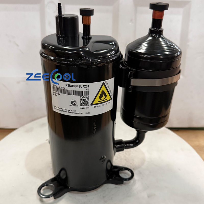 GMCC Rotary Refrigeration Compressor KSN89D28UDZW31 KSN89D42UEZ31 KSN89D49UFZ31 KSN89D66UEZ3 Refrigeration System 265V at 240HZ R32