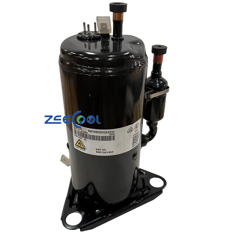 GMCC Rotary Refrigeration Compressor RDTK82D32EZZ31 RDTK102D32EZZ31 Refrigeration Systems 220V at 240HZ R290 Heat Pump Dryer Heat Pump Water Heater GMCC Rotary Refrigeration Compressor RDTK82D32EZZ31 RDTK102D32EZZ31 Refrigeration Systems 220V at 240HZ R290 Heat Pump Dryer Heat Pump Water Heater
