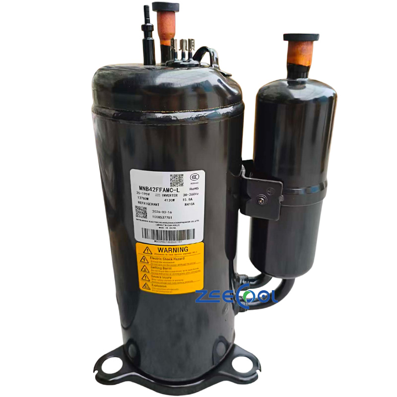 Mitsubishi Rotary Compressor MNB33FBCMC MNB33FEBMC MNB36FAAMC MNB36FABMC MNB36FFAMC-L MNB40FEQMC MNB42FDAMC MNB42FCDMC-L MNB42FFAMC-L Condenser Compressor for Air Conditioner R410A Refrigeration Part