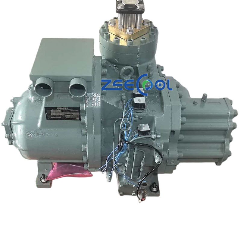 Hitachi Semi-hermetic Compressor ASCCW-60Z 60HP Refrigeration &Heat Exchange Screw Refrigeration Compressor