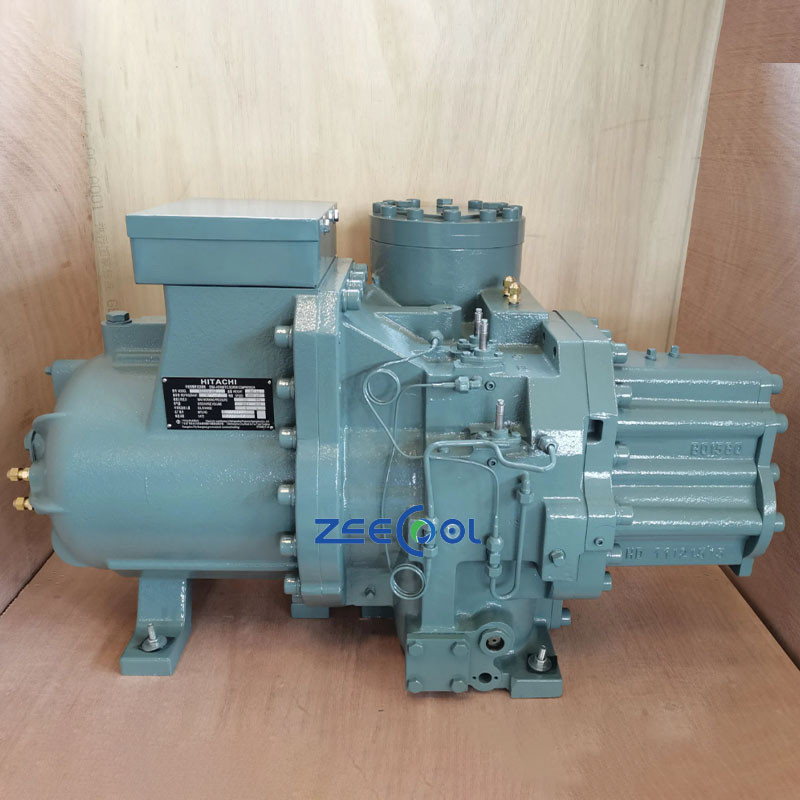 5 Hitachi Semi-hermetic Compressor ASCCW-60Z 60HP Refrigeration &Heat Exchange Screw Refrigeration Compressor