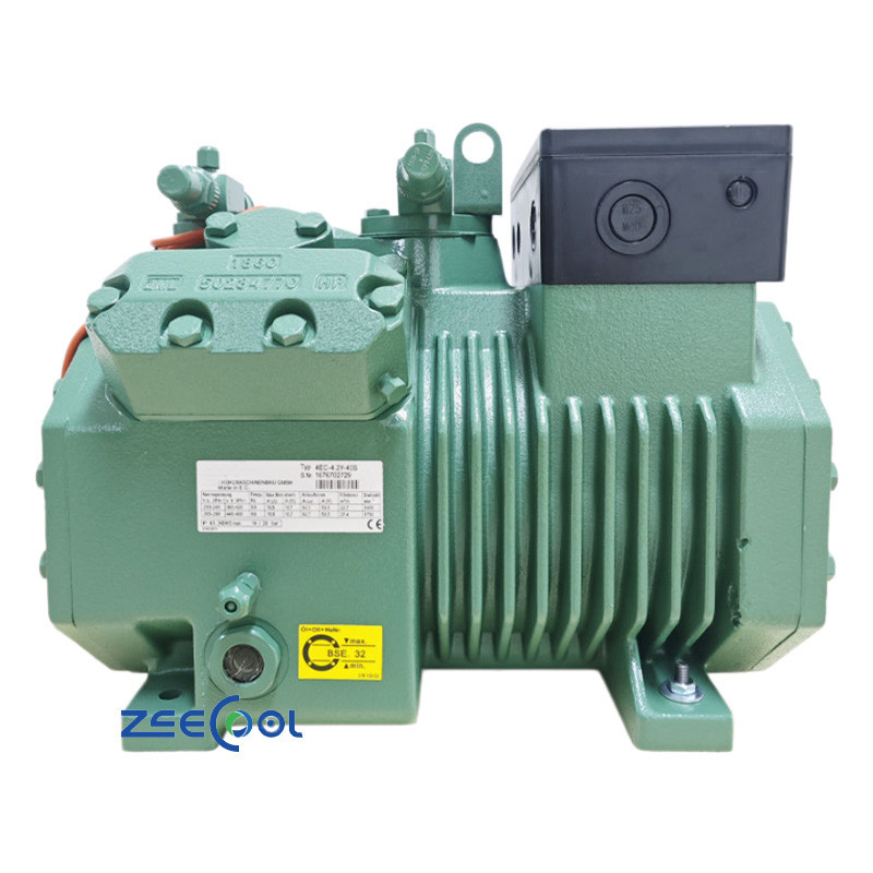 1 Bitzer Semi-Hermetic Piston Compressor 4FC-3.2Y-40S 4EC-4.2Y-40S 4DC-5.2Y-40S 4DES-5Y-20D Small Commercial Cold Storage Refrigeration Unit