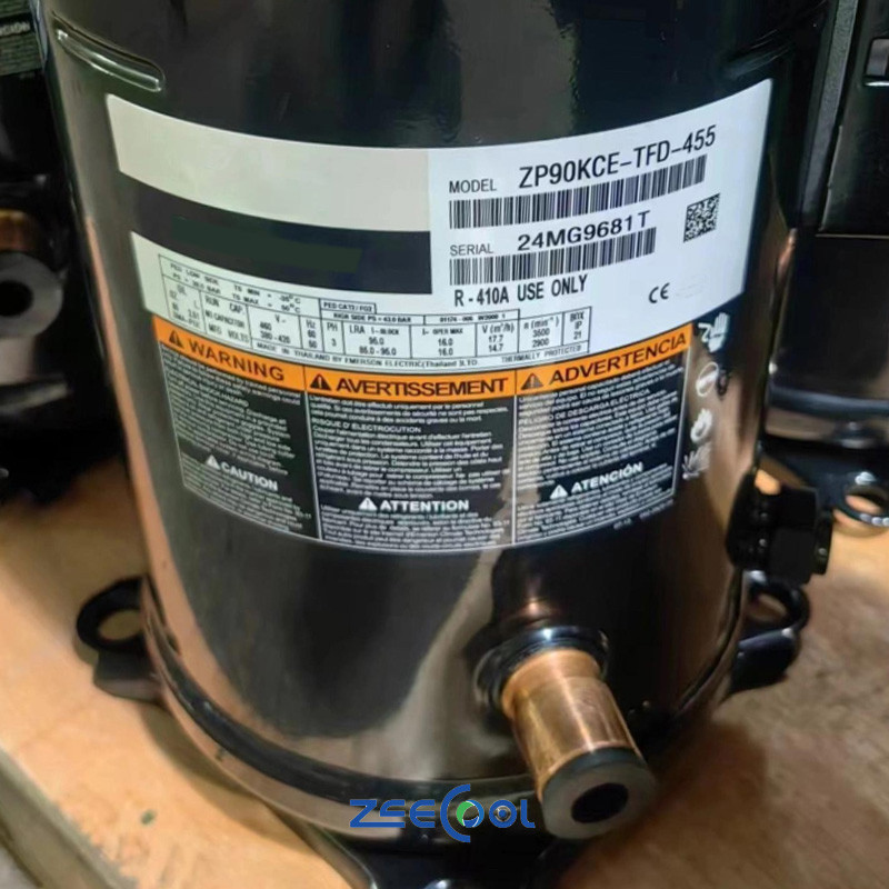 5 Copeland Scroll Compressor ZP90KCE-TFD-522 ZP90KCE-TFD-950 ZP90KCE-TFD-455 ZP90KCE-TFD-405 ZP90KCE-TF5 with High Efficiency for Air Conditioner Heat Pump