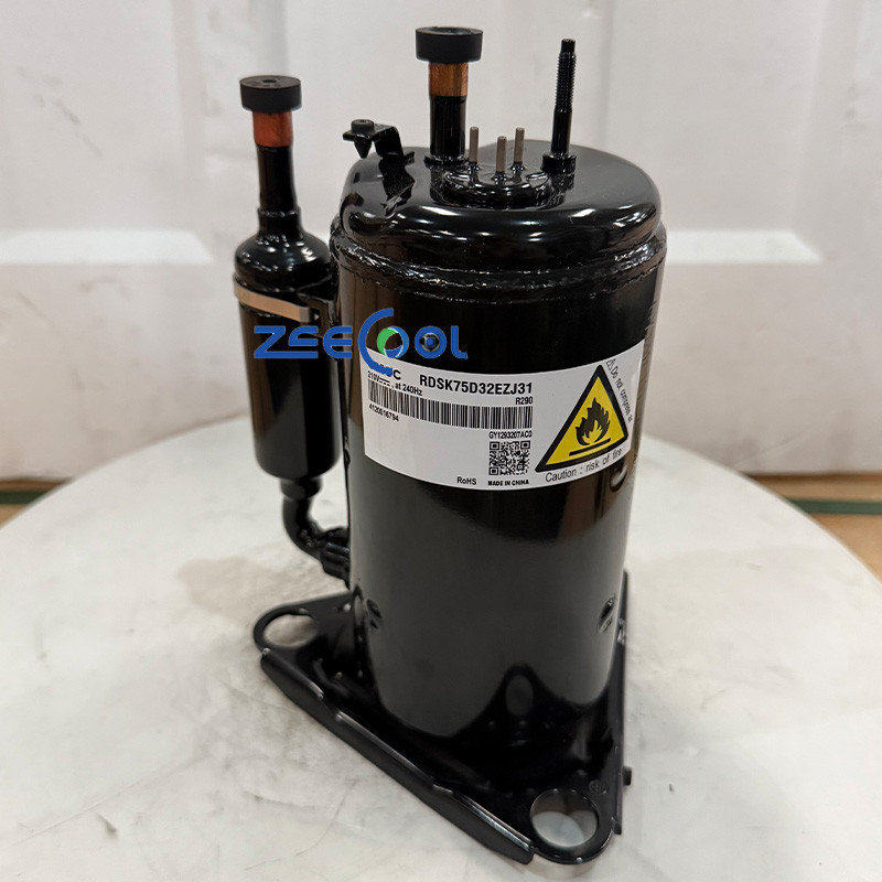 3 GMCC Rotary Refrigeration Compressor RDSK75D32EZJ31 RDSK75D35EZR3 210V at 240HZ R290 Air Conditioning Refrigeration Systems