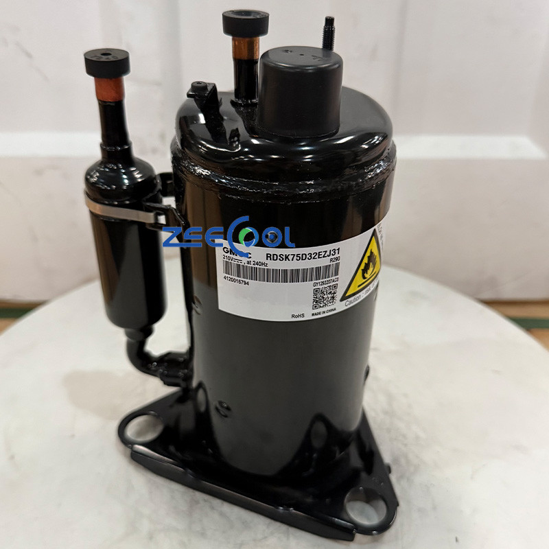 5 GMCC Rotary Refrigeration Compressor RDSK75D32EZJ31 RDSK75D35EZR3 210V at 240HZ R290 Air Conditioning Refrigeration Systems