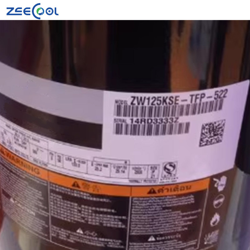 ZW125KSE-TFP-522 Copeland Scroll Refrigeration Compressor ZW125KA-TFP-542 ZW125KAE-TFP-522 ZW125KAE-TFP-542 ZW125KS-TFP-522 ZW125KSE-TFP-522 ZW125KSE-TFP-582 10HP Heat Pump Water Heater