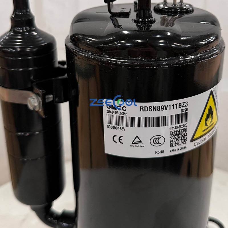 GMCC Rotary Compressor RDSN82V11TZR3 RDSN89V11TBZ3 220-240V 50Hz R290 Air Conditioner System Refrigeration Compressor