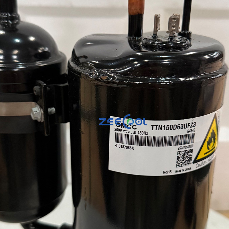 5 GMCC Rotary Compressor TTN150D53UFZ3 TTN150D63UFZ3 Air Conditioning R454B 1Ph 260v at 180hz Refrigeration Compressor
