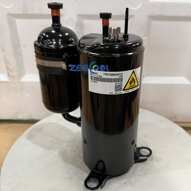 GMCC Rotary Compressor TTN150D53UFZ3 TTN150D63UFZ3 Air Conditioning R454B 1Ph 260v at 180hz Refrigeration Compressor