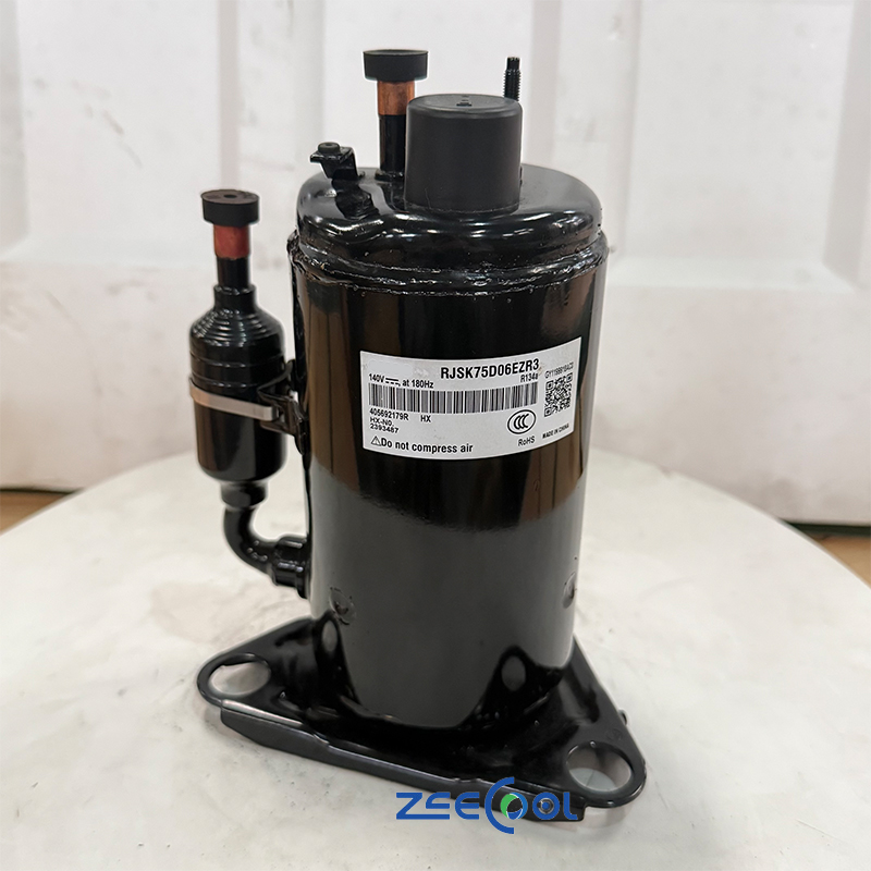 GMCC Rotary Compressor In Stock New Arrival RJSK75D06EZR3 RJSK75D06EZ4M3 Air Conditioning R134A 1Ph 140v at 180hz Refrigeration Compressor