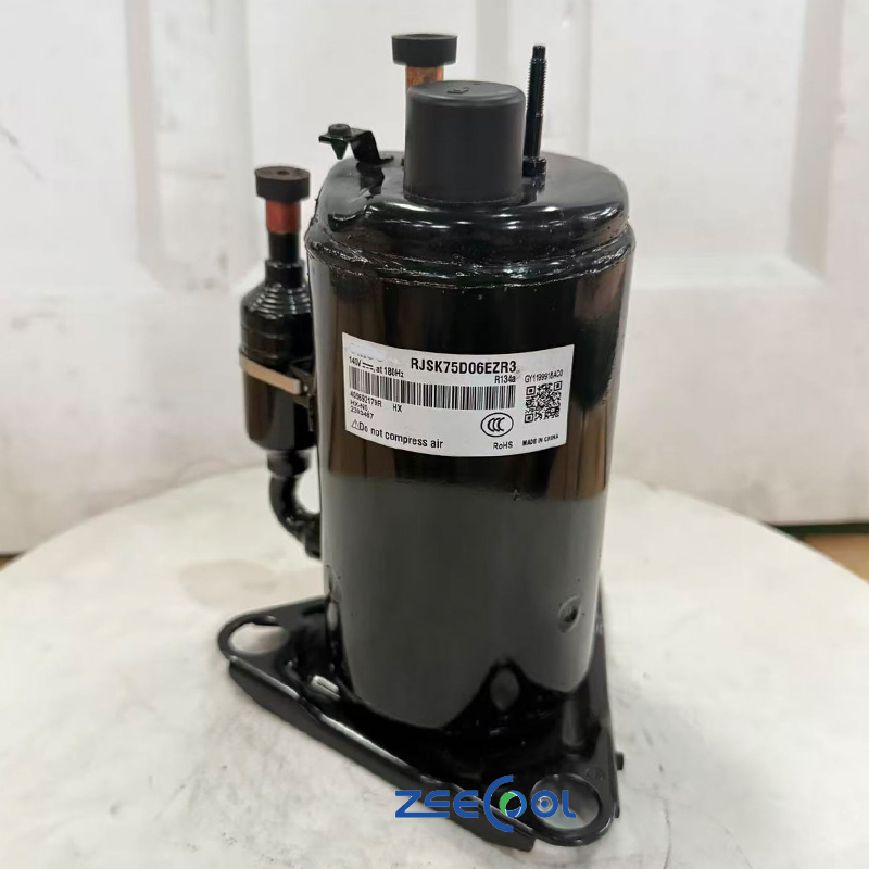 GMCC Rotary Compressor In Stock New Arrival RJSK75D06EZR3 RJSK75D06EZ4M3 Air Conditioning R134A 1Ph 140v at 180hz Refrigeration Compressor