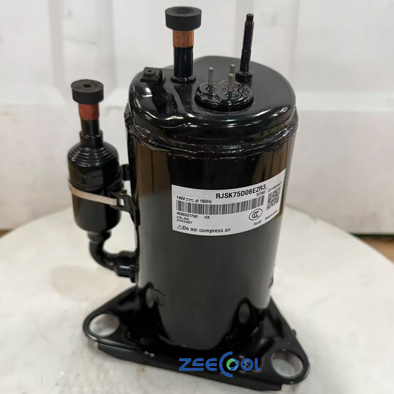 GMCC Rotary Compressor In Stock New Arrival RJSK75D06EZR3 RJSK75D06EZ4M3 Air Conditioning R134A 1Ph 140v at 180hz Refrigeration Compressor