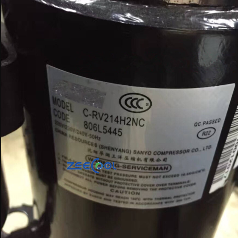 SANYO Rotary Compressor C-RV212H92CB C-RV232BH1AA C-1RV162H22BB C-RV222H81BB C-RV167H01AA Air Conditioner R22 Refrigeration Compressor
