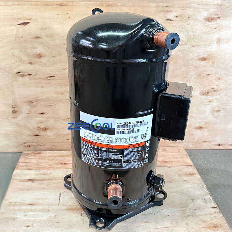 Copeland Refrigeration Scroll Compressor ZR94KC-TFD-450 ZR94KC-TF5-450 ZR94KCE-TFD-450 380V R22 8HP Air Conditioning