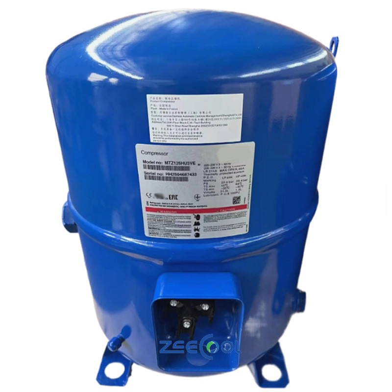 4 Danfoss High Efficiency Piston Compressor MT125HU3DVE MTZ125HU3DVE Reciprocating Refrigeration Compressor Chiller & Commercial Refrigeration