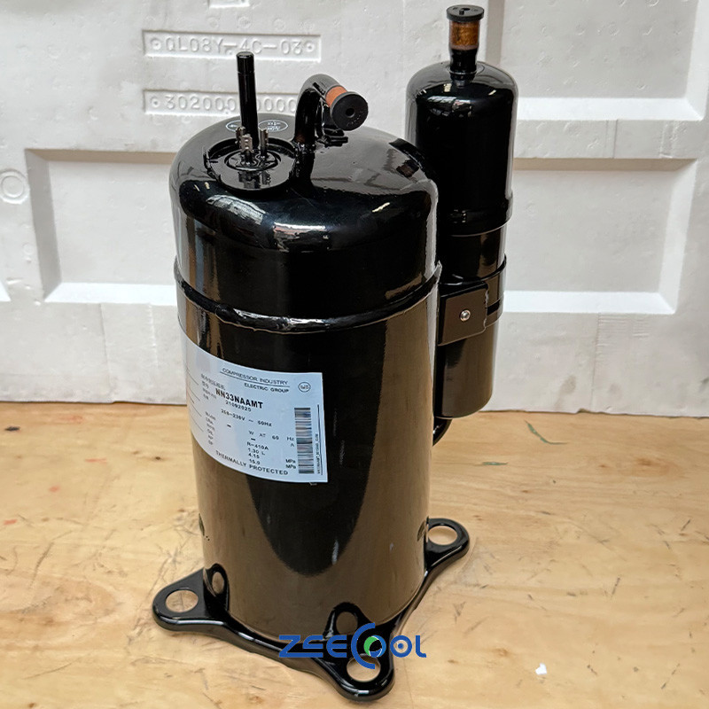 NN31VAAMT (4) Mitsubishi Rotary Compressor NN31VAAMT NN33NAAMT NN37VAAMT NV37YELMT Air Conditioner 208-230V 60HZ R410 Refrigeration Compressor