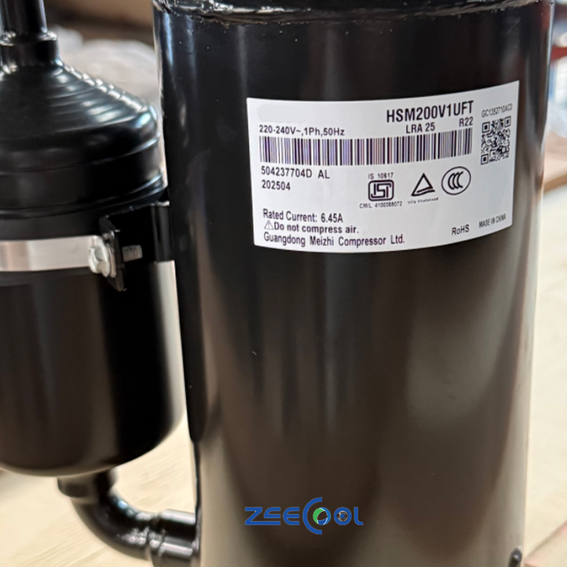 GMCC Rotary Compressor HSM200V1UFT Fixed-Speed Compressor 220-240V 50Hz R22 Refrigeration Compressor