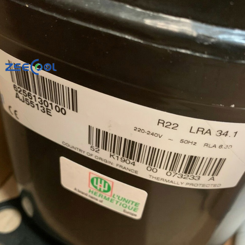 Tecumseh Piston Refrigeration Compressor AJ5510F AJ5512E AJ5513E AJ5518E AJ5519E TAJ5519E Refrigerator Freezer Small Air Conditioner & Display Cabinet