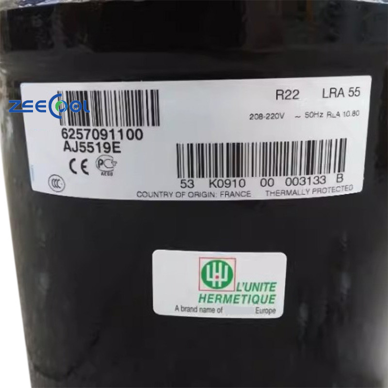 AJ5519E Tecumseh Piston Refrigeration Compressor AJ5510F AJ5512E AJ5513E AJ5518E AJ5519E TAJ5519E Refrigerator Freezer Small Air Conditioner & Display Cabinet