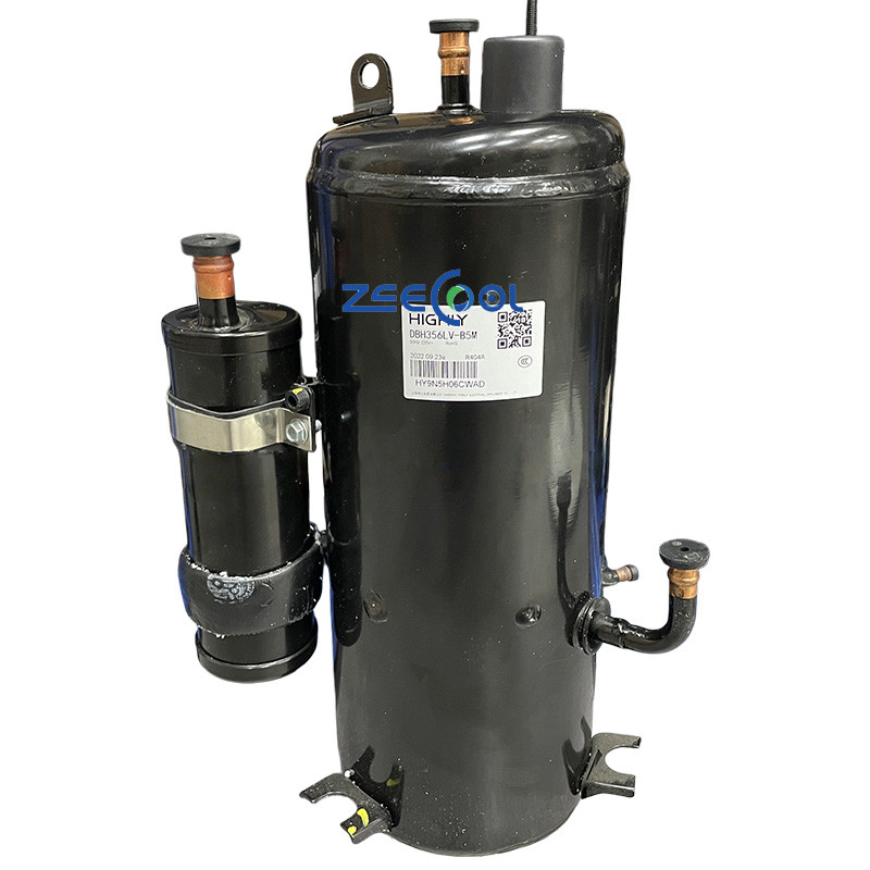 1 HIGHLY Rotary Compressor DBH356LV-B5M 220V 50Hz R404A Refrigeration for Commercial Refrigerated Cabinet and Cold Storage